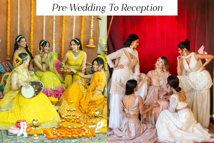 Essentiial Outfits for Wedding Festivities: Pre-Wedding to Reception VAMA DESIGNS Indian Bridal Couture Essentiial Outfits for Wedding Festivities: Pre-Wedding to Reception VAMA DESIGNS Indian Bridal Couture
