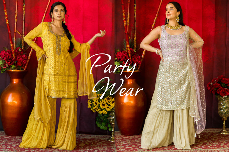 Guide to Party Wear Outfits - A VAMA Spectacle