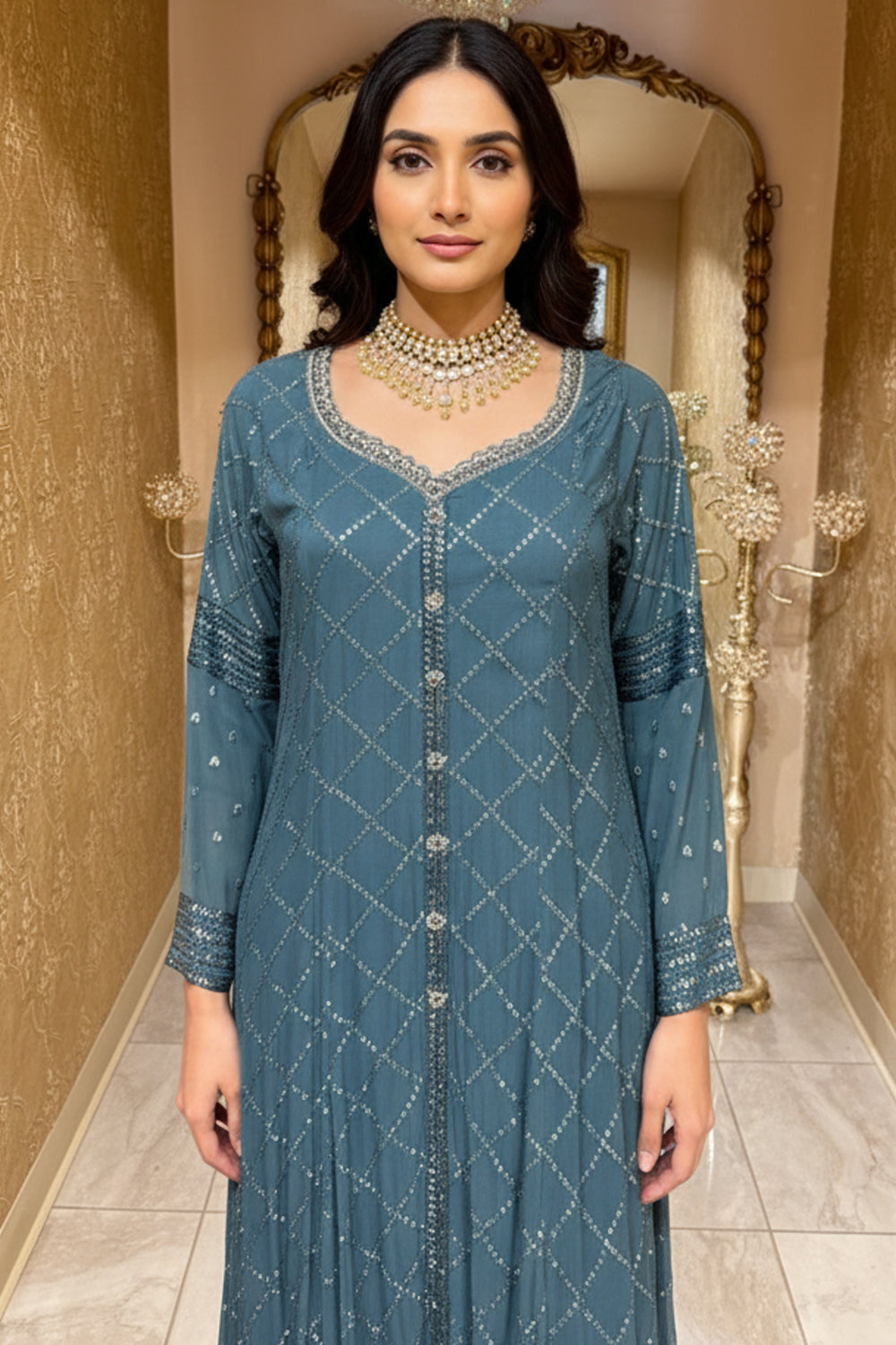 Samiya Anarkali Gown – VAMA DESIGNS Indian Bridal Couture
