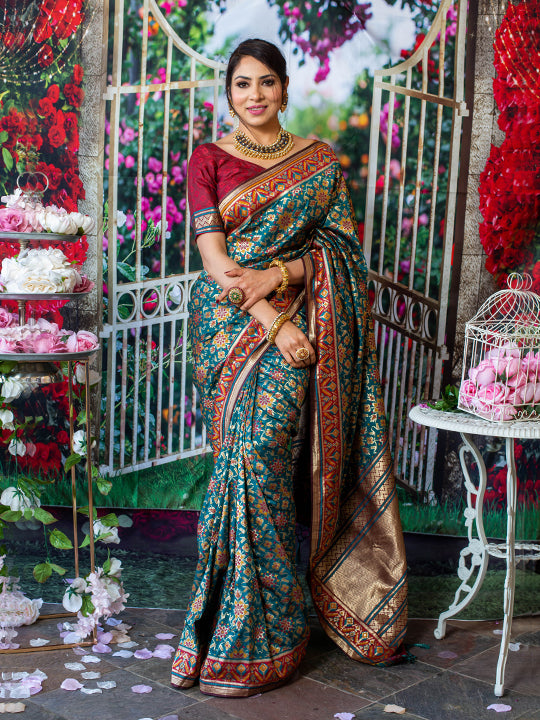 Megha Green Saree