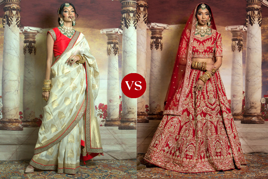 Saree vs Lehenga: Which Traditional Attire Suits You Best on Your Wedding?