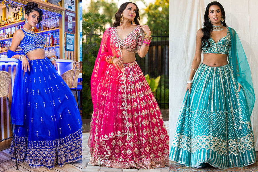 Vibrant Hue Outfits from VAMA Designs