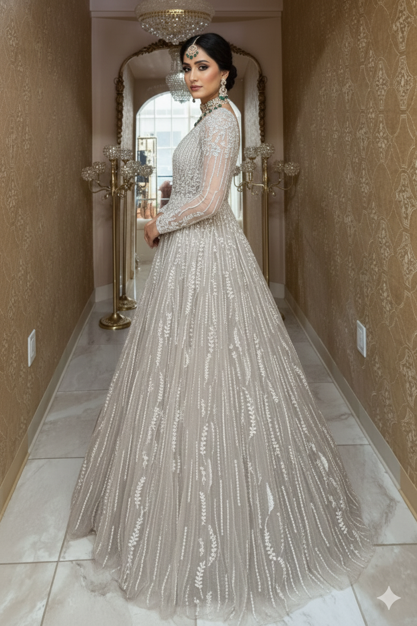 Exquisite Ivory Bridal Gown