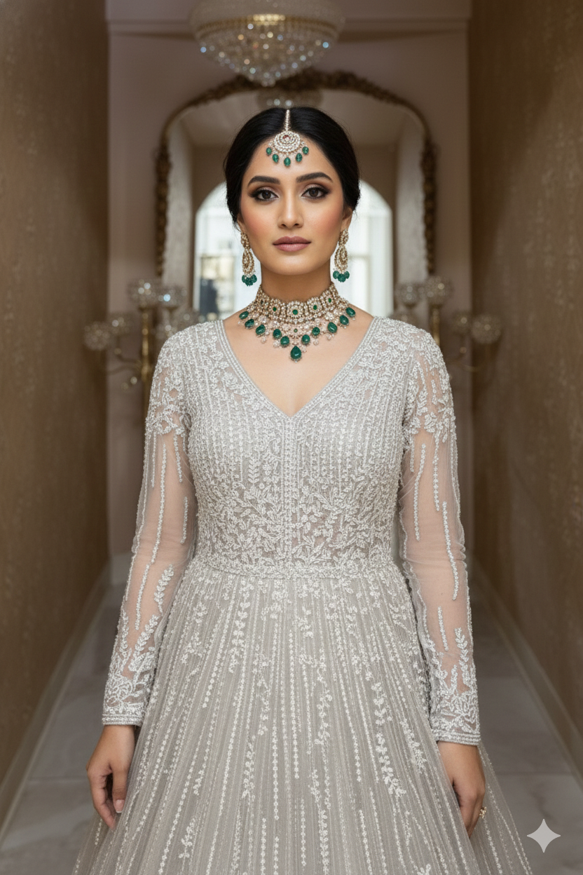 Exquisite Ivory Bridal Gown