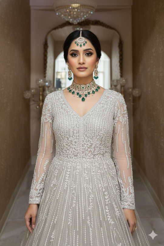 Exquisite Ivory Bridal Gown