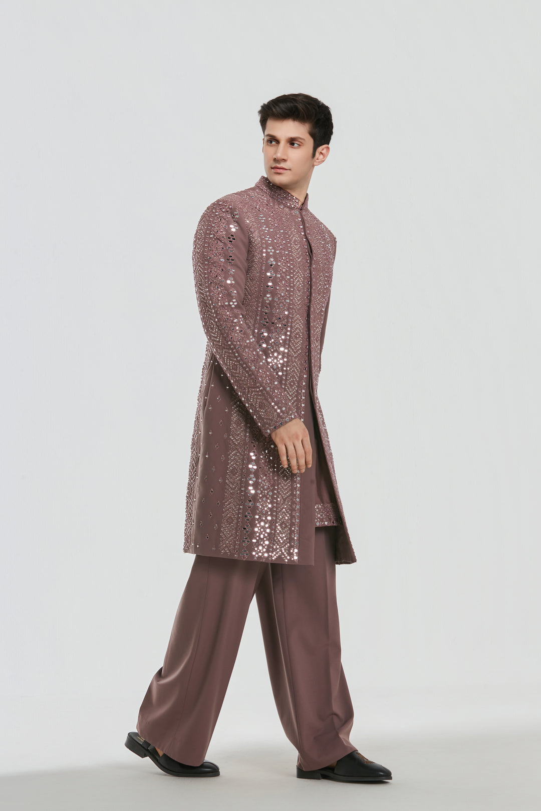 Abhinav Mishra - Shrine Iris Sherwani Set