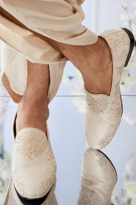 Seema Gujral - Rose Gold Sherwani Set