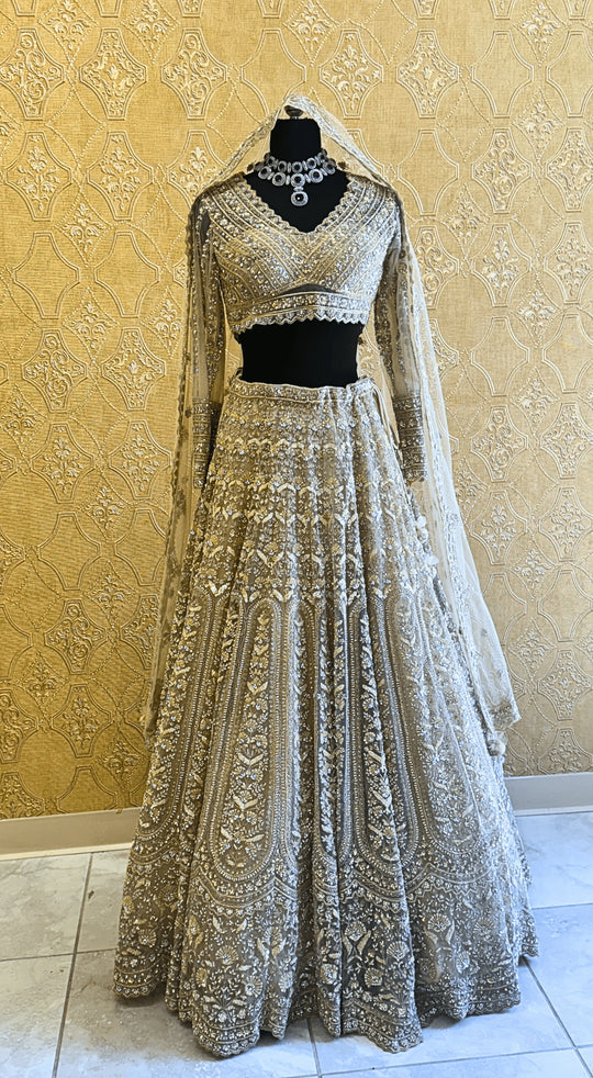 Golden Glam Lehenga