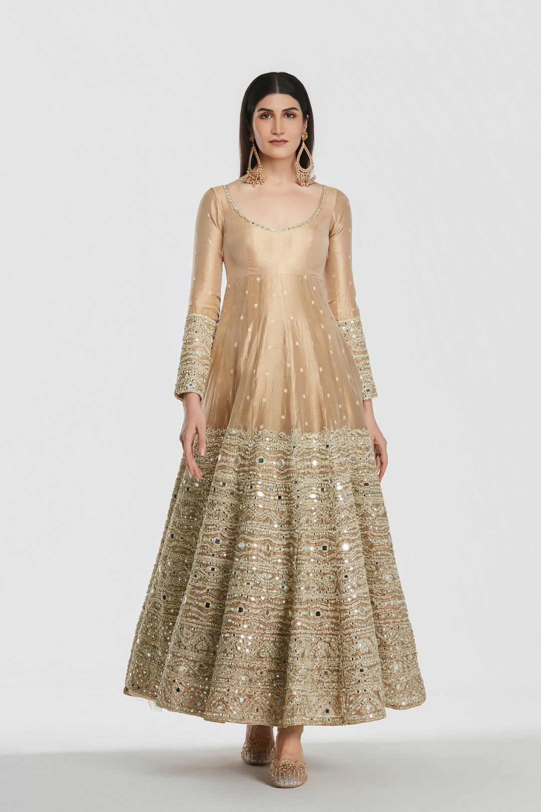 Abhinav Mishra - Royal Gold Anarkali