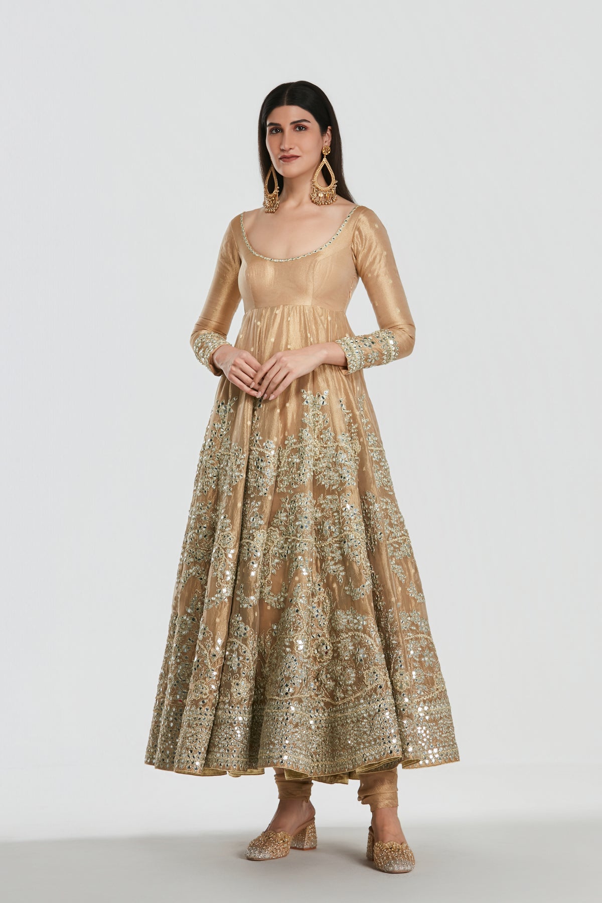 Abhinav Mishra - Opal Gold Anarkali