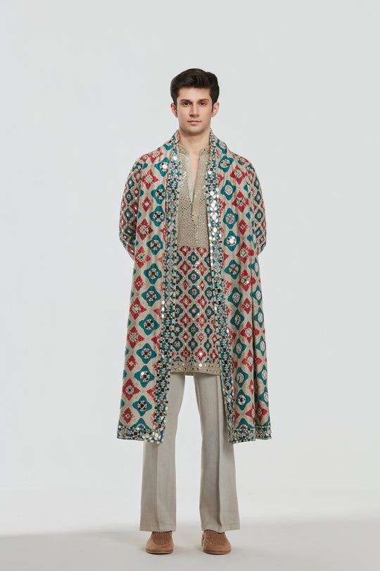 Abhinav Mishra - Shrine Multicoloured Kurta Set
