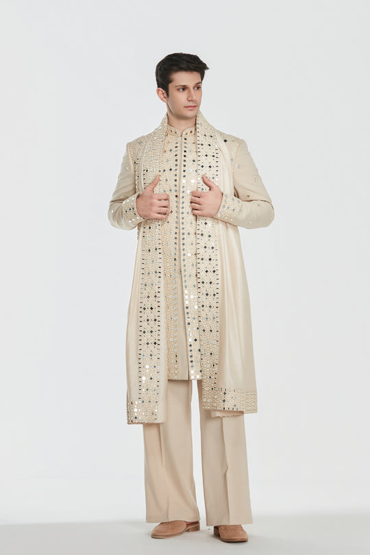 Abhinav Mishra - Shrine Manor Sherwani Set
