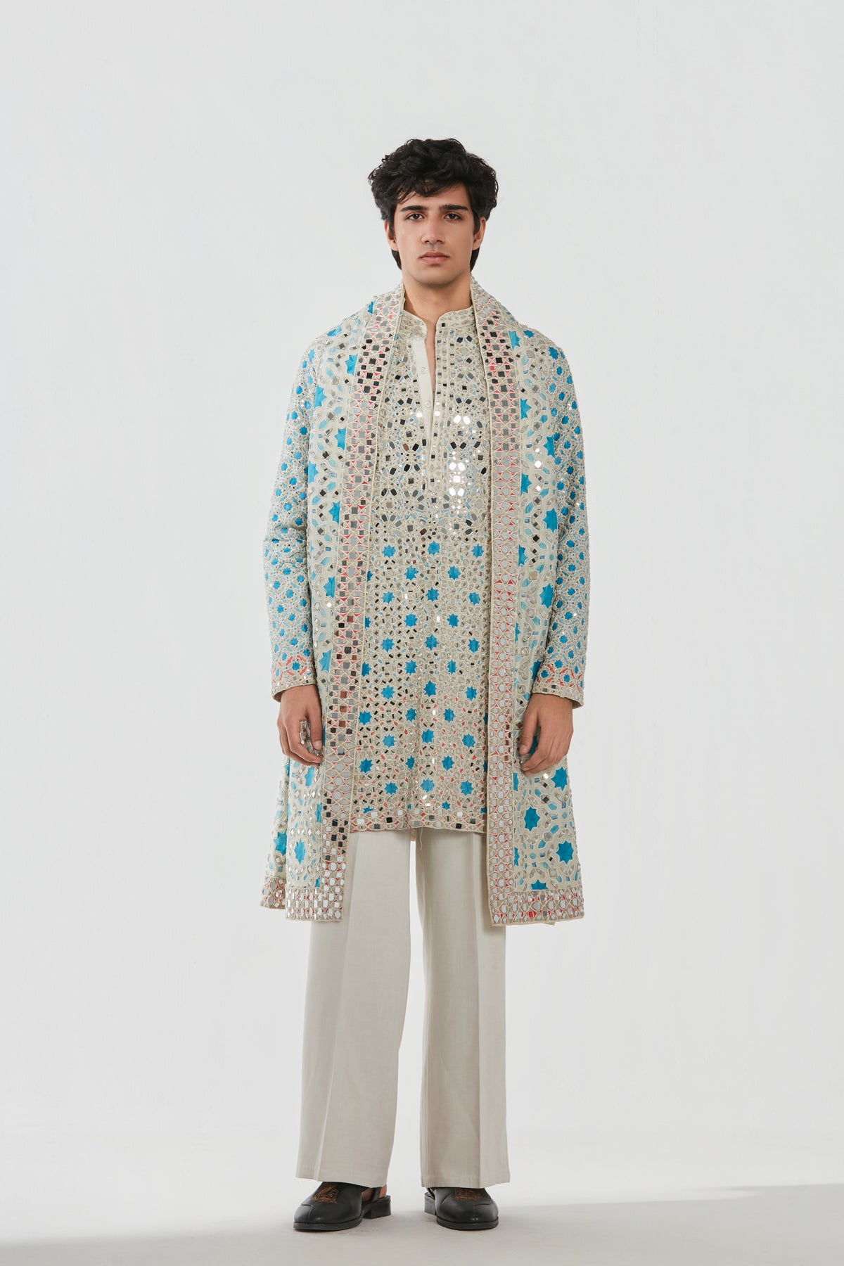 Abhinav Mishra - Shrine Multicoloured Kurta Set