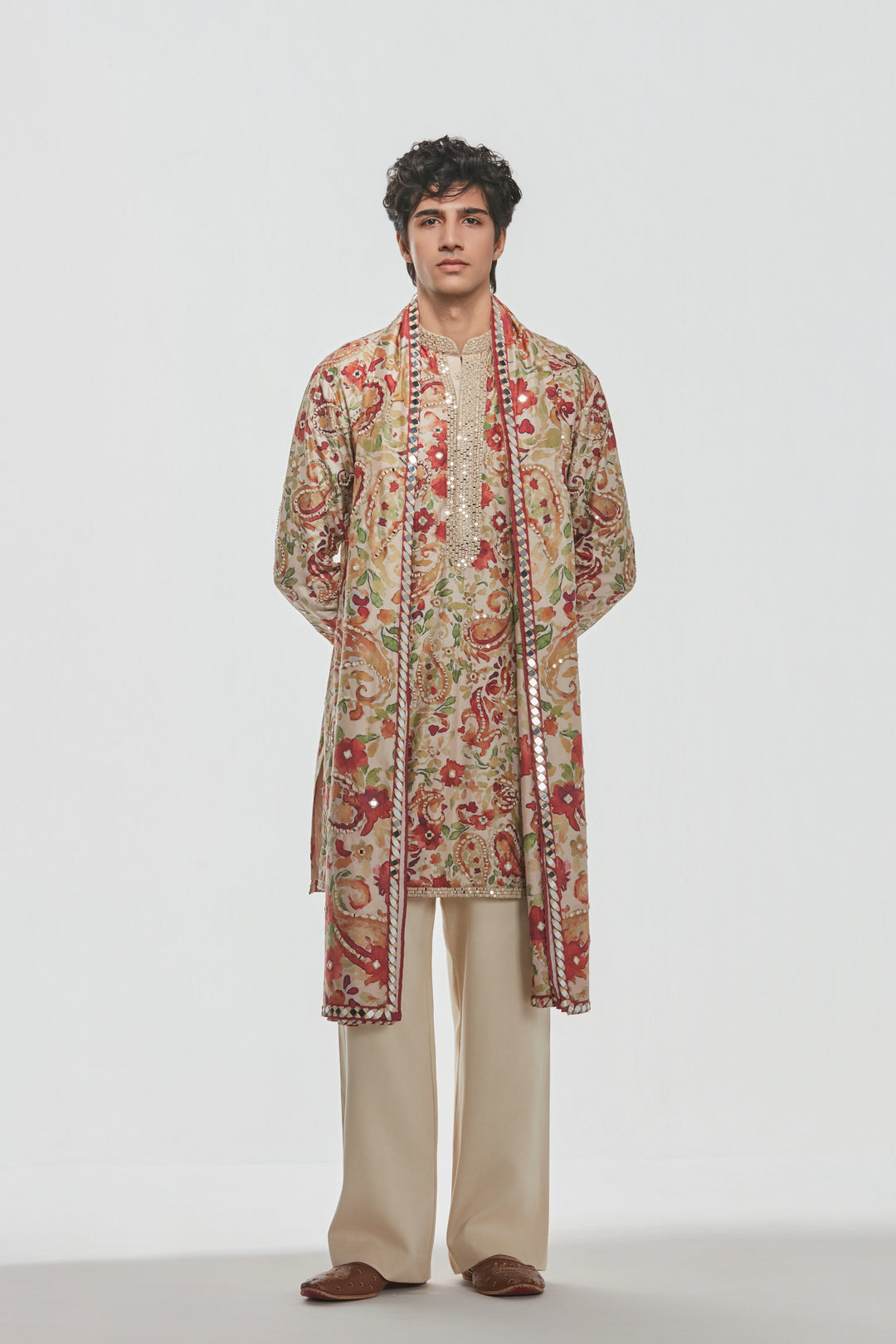 Abhinav Mishra - Shrine Multicoloured Kurta Set