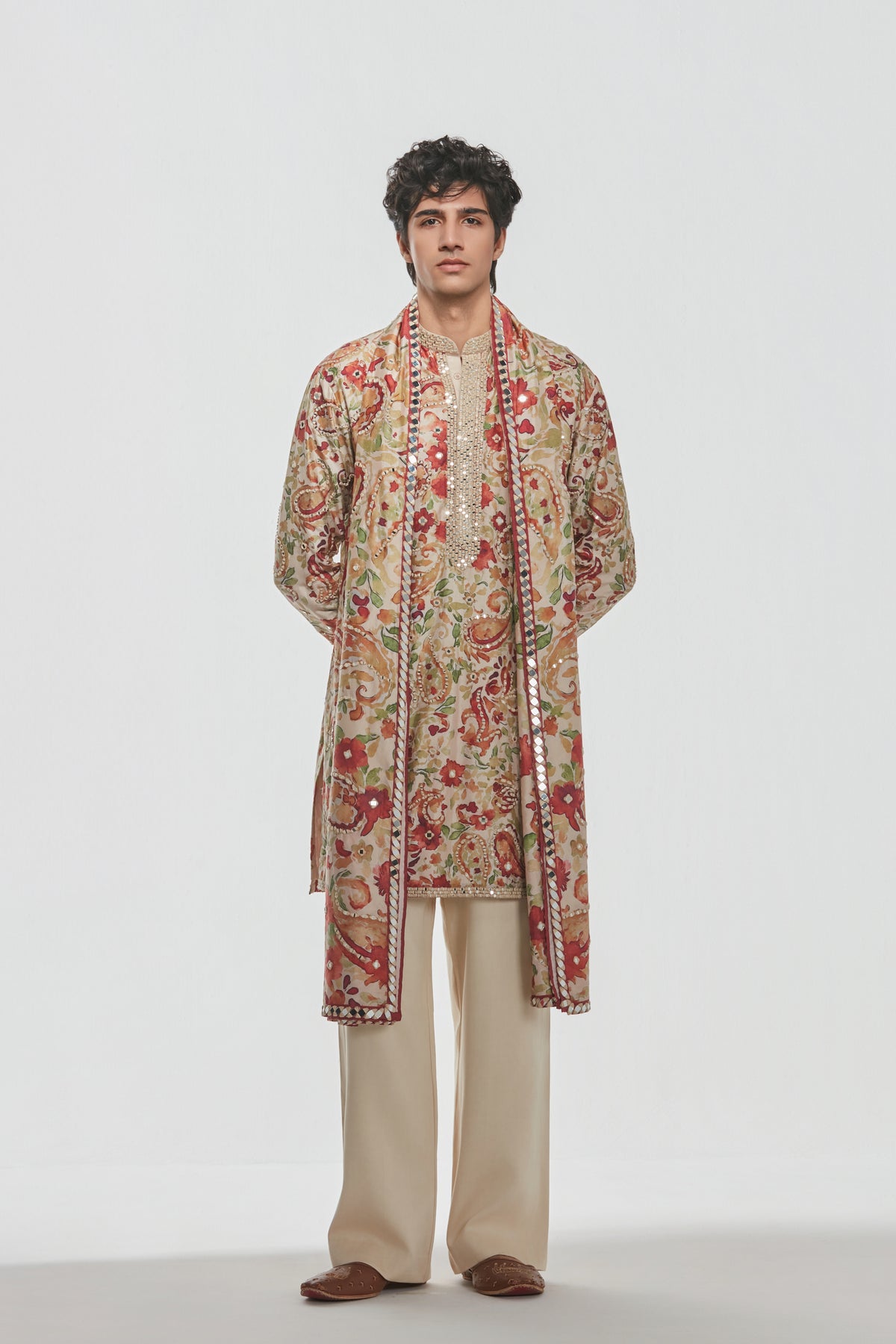 Abhinav Mishra - Shrine Multicoloured Kurta Set