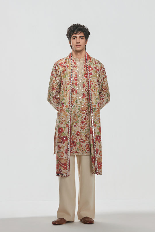 Abhinav Mishra - Shrine Multicoloured Kurta Set