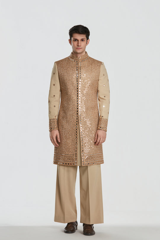Abhinav Mishra - Shrine Auric Sherwani Set