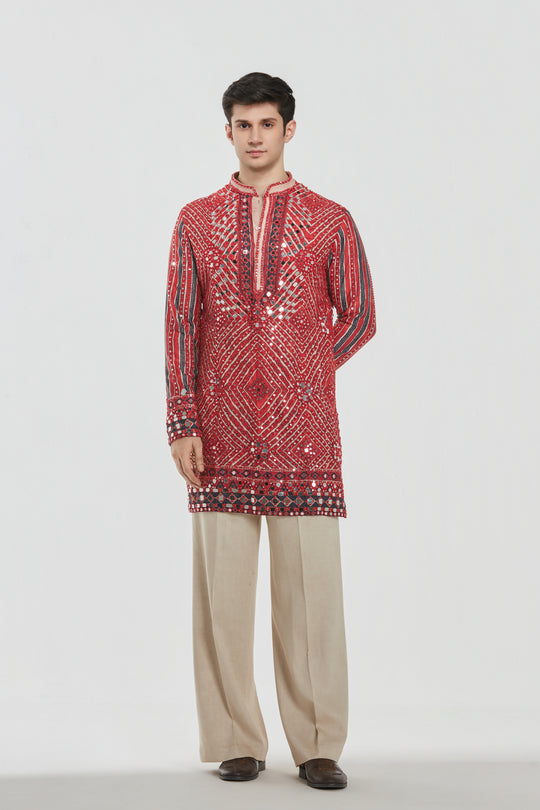 Abhinav Mishra - Shrine Multicoloured Kurta Set