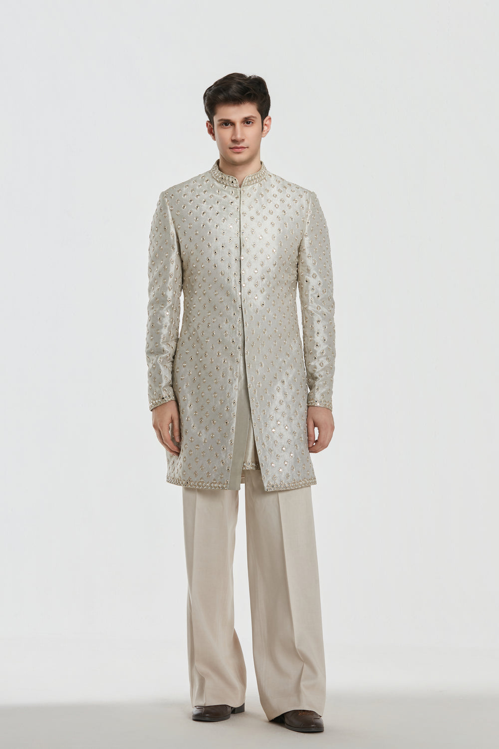 Abhinav Mishra - Shrine Opal Sherwani Set