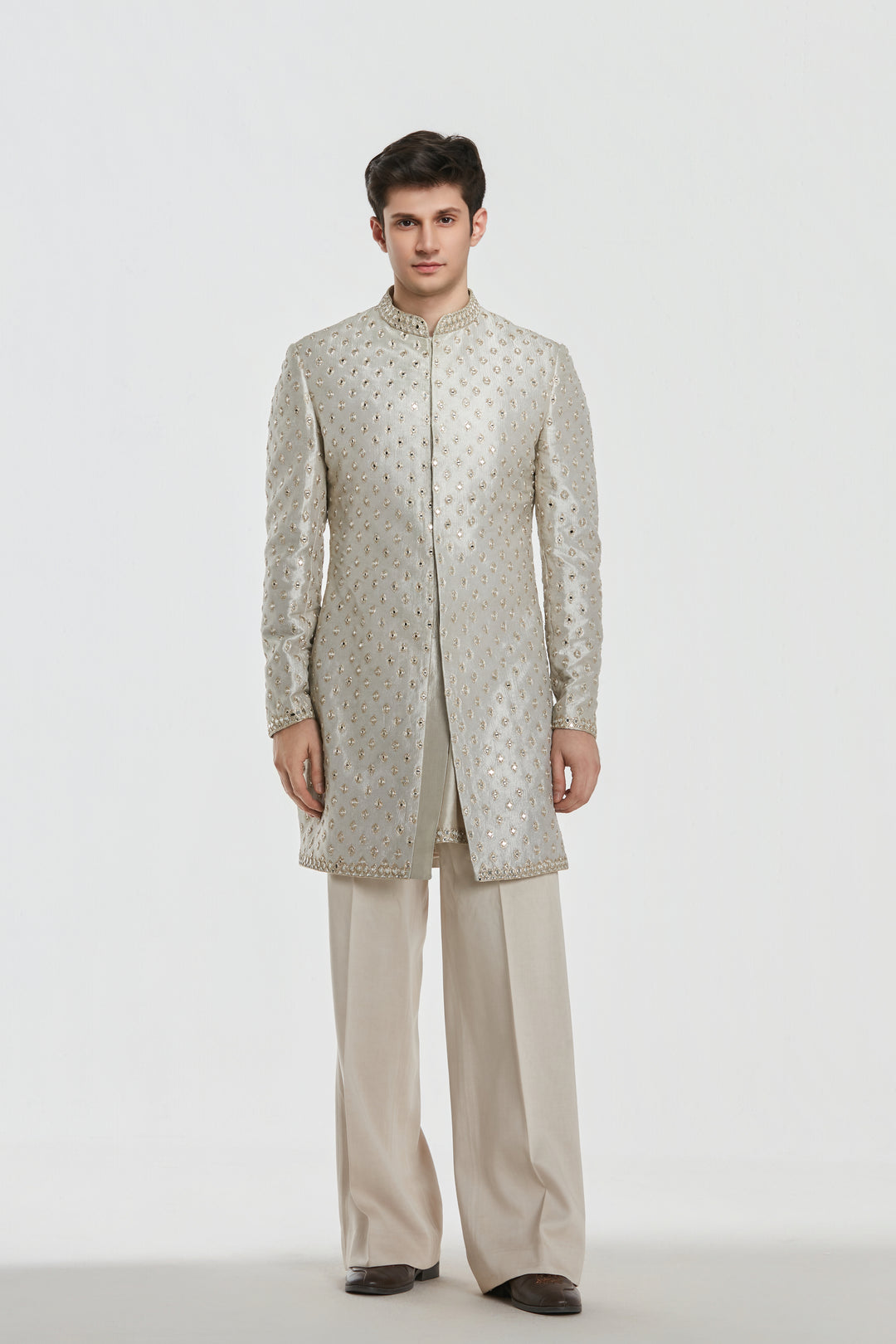 Abhinav Mishra - Shrine Opal Sherwani Set
