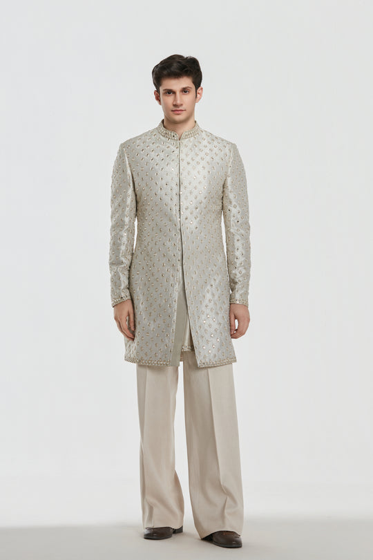 Abhinav Mishra - Shrine Opal Sherwani Set
