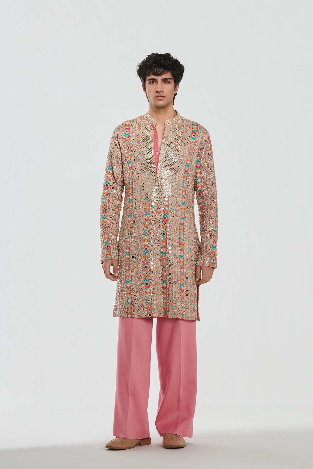 Abhinav Mishra - Shrine Multicoloured Kurta Set