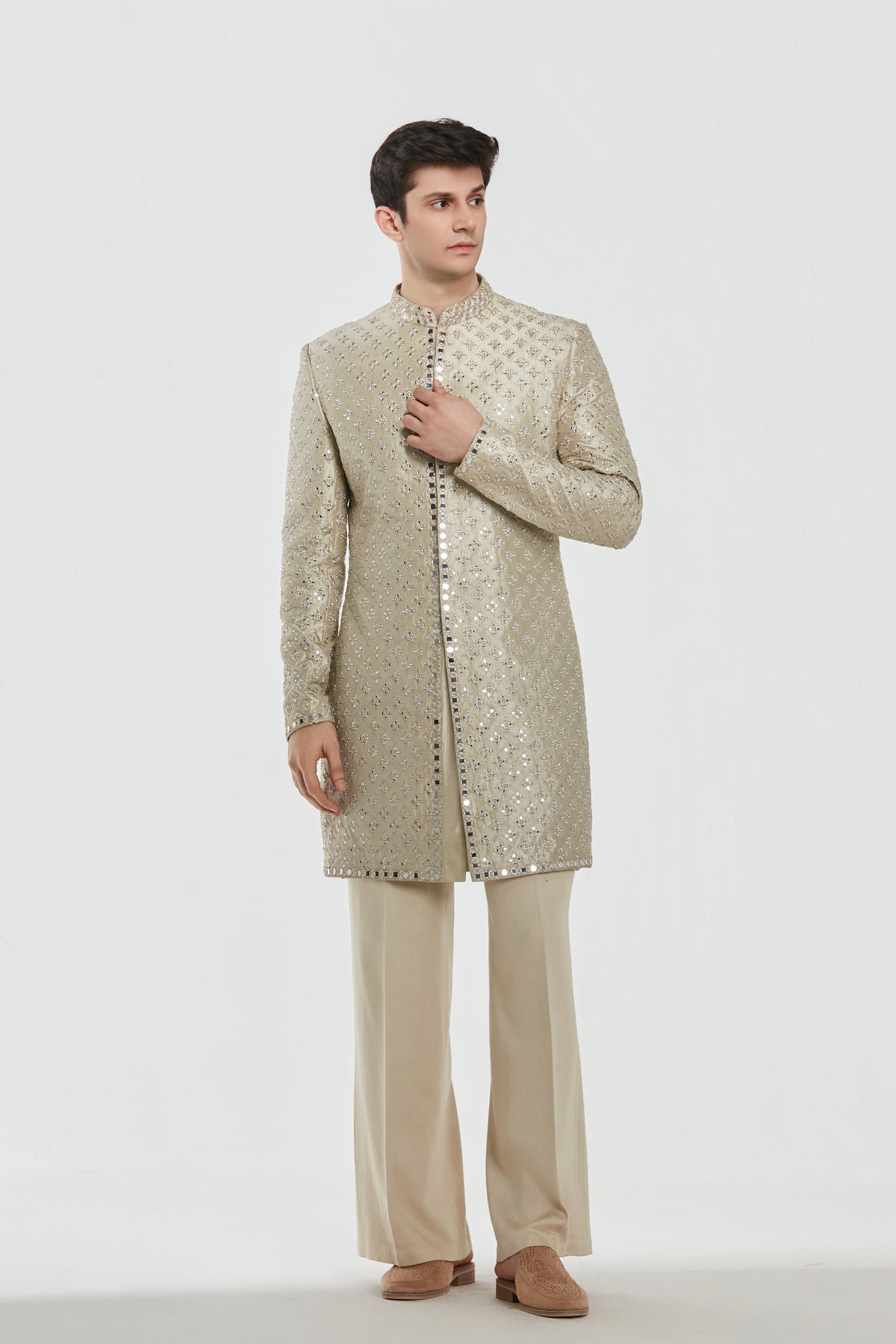 Abhinav Mishra - Shrine Regal Sehrwani Set