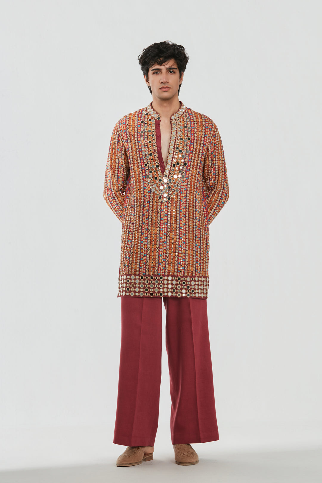 Abhinav Mishra - Shrine Multicoloured Kurta Set