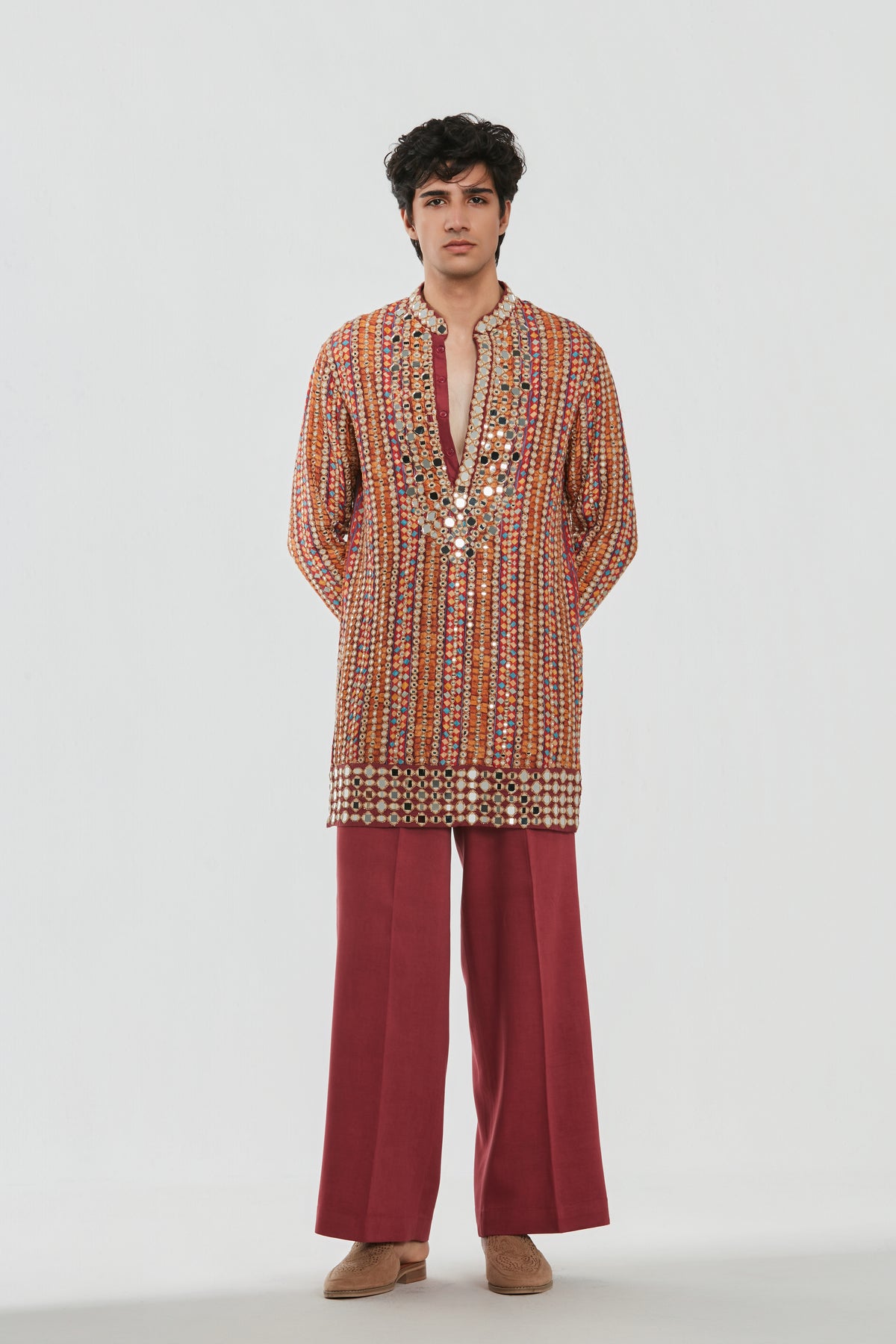 Abhinav Mishra - Shrine Multicoloured Kurta Set