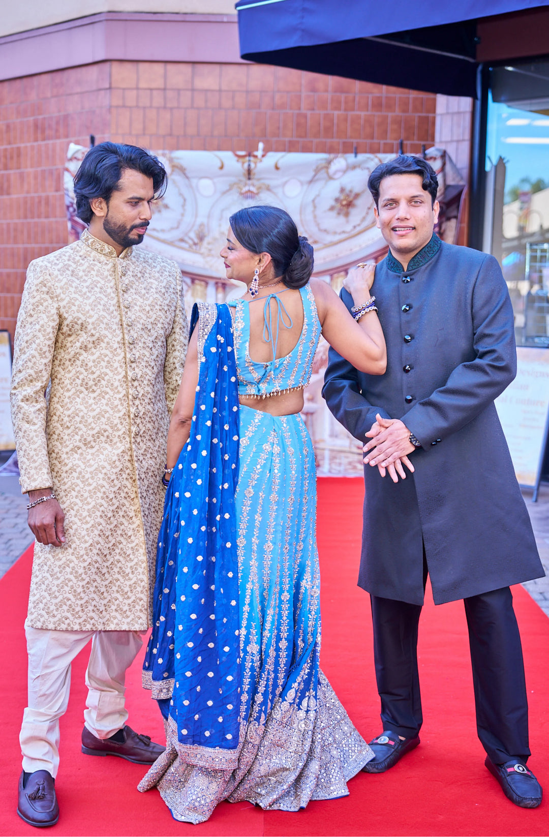 Samaira – Royal Sapphire Hand-Embroidered Lehenga