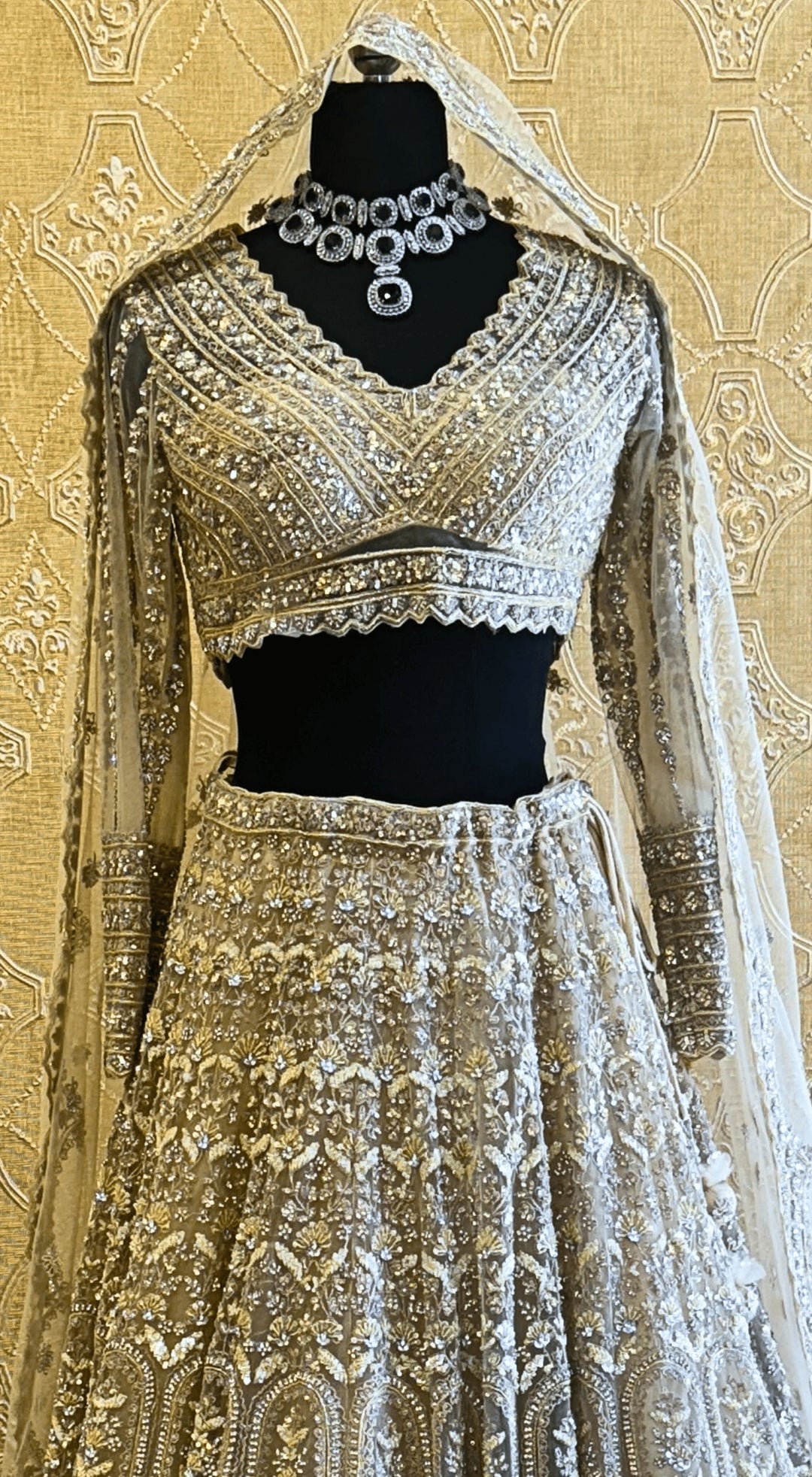 Golden Glam Lehenga