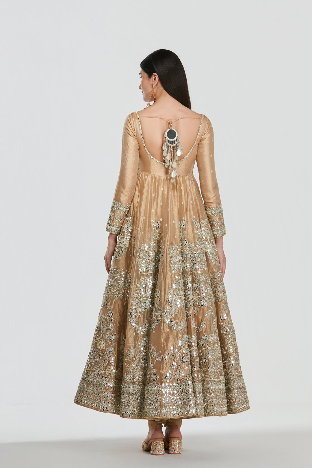 Abhinav Mishra - Opal Gold Anarkali