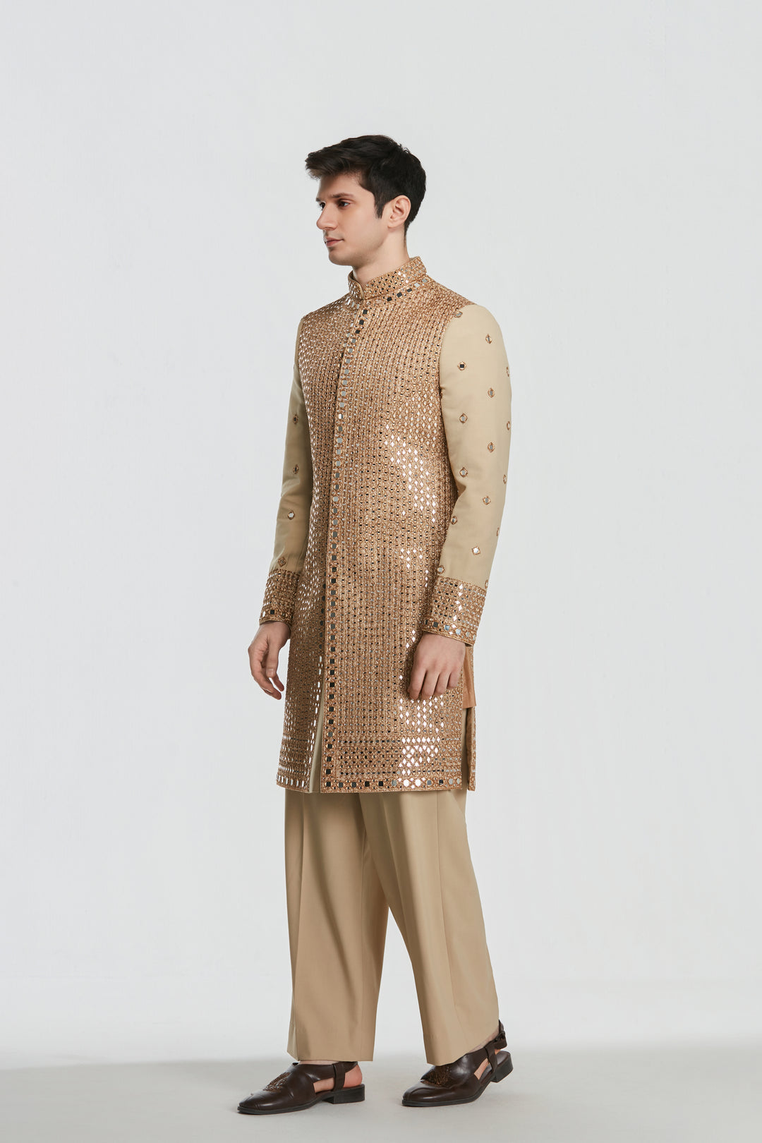Abhinav Mishra - Shrine Auric Sherwani Set