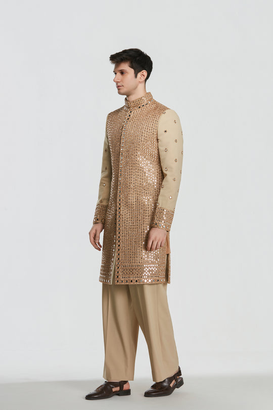 Abhinav Mishra - Shrine Auric Sherwani Set