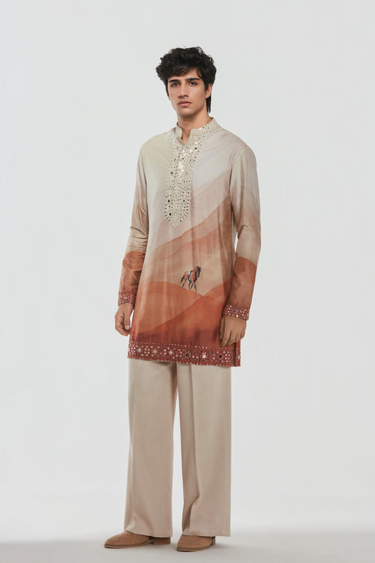 Abhinav Mishra - Shrine Multicoloured Jacket Set