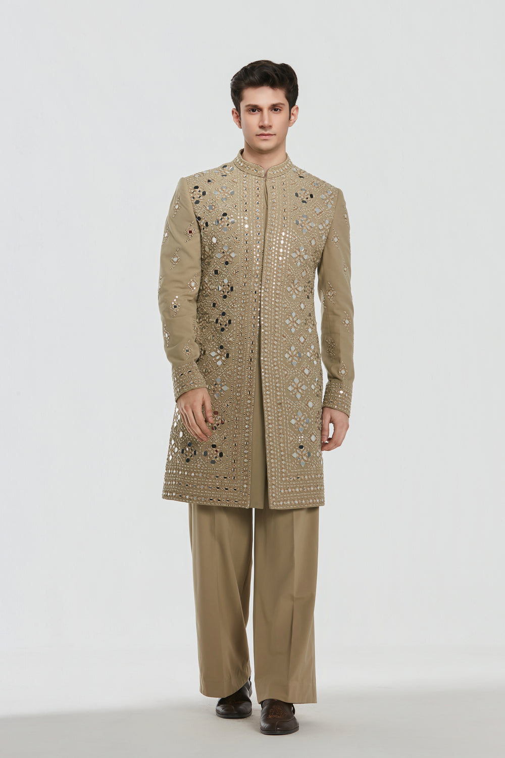 Abhinav Mishra - Shrine Mirage Sherwani Set
