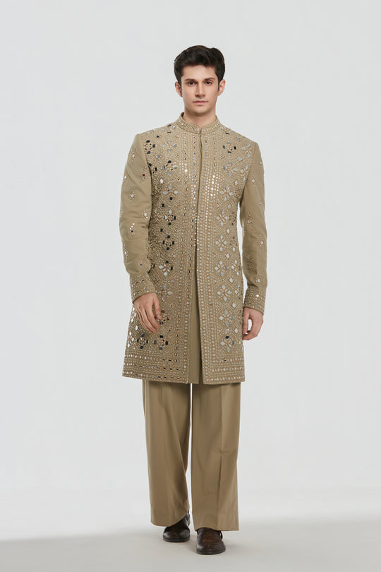 Abhinav Mishra - Shrine Mirage Sherwani Set