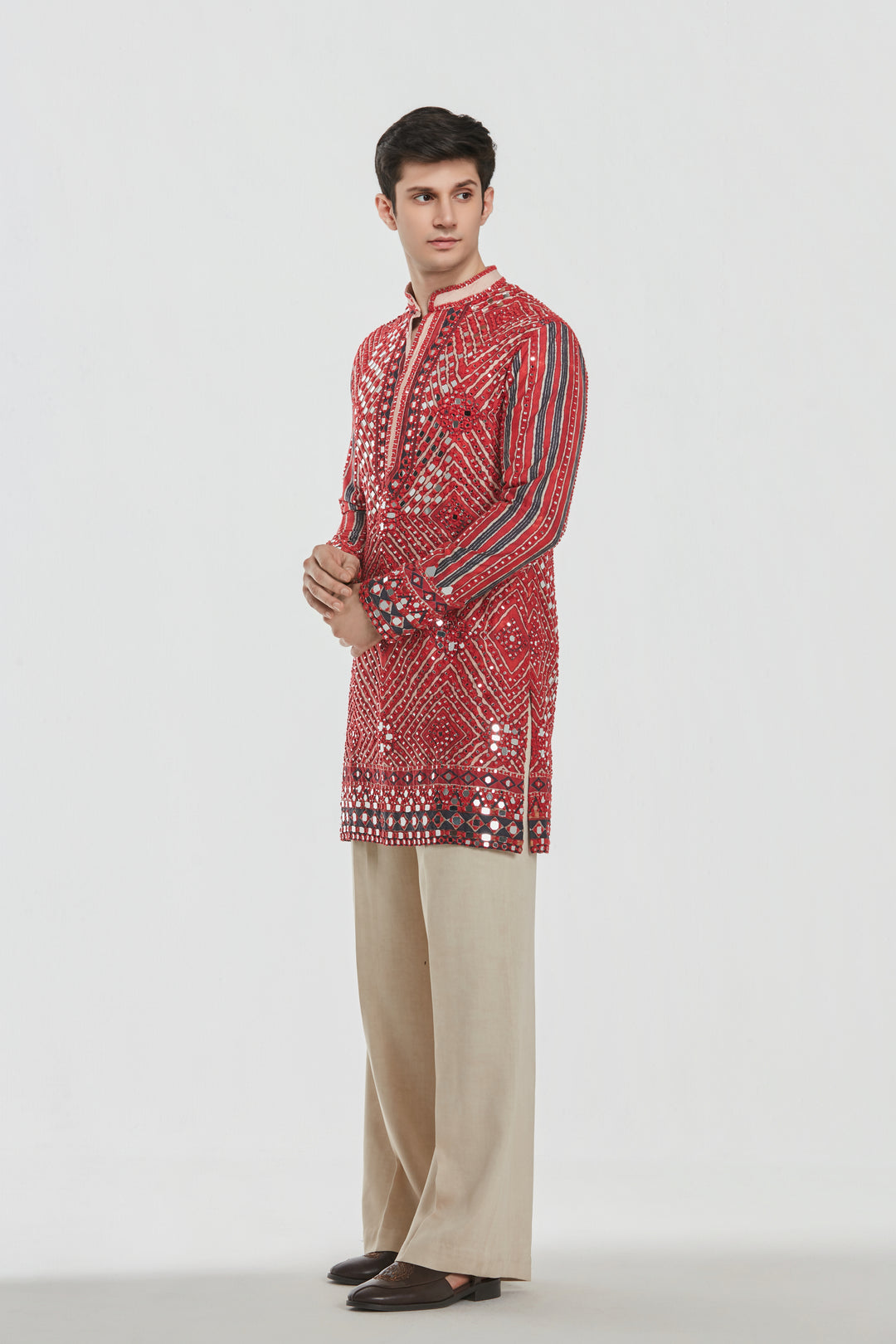 Abhinav Mishra - Shrine Multicoloured Kurta Set