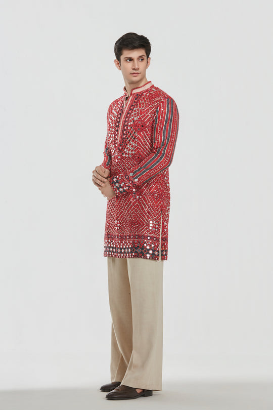 Abhinav Mishra - Shrine Multicoloured Kurta Set
