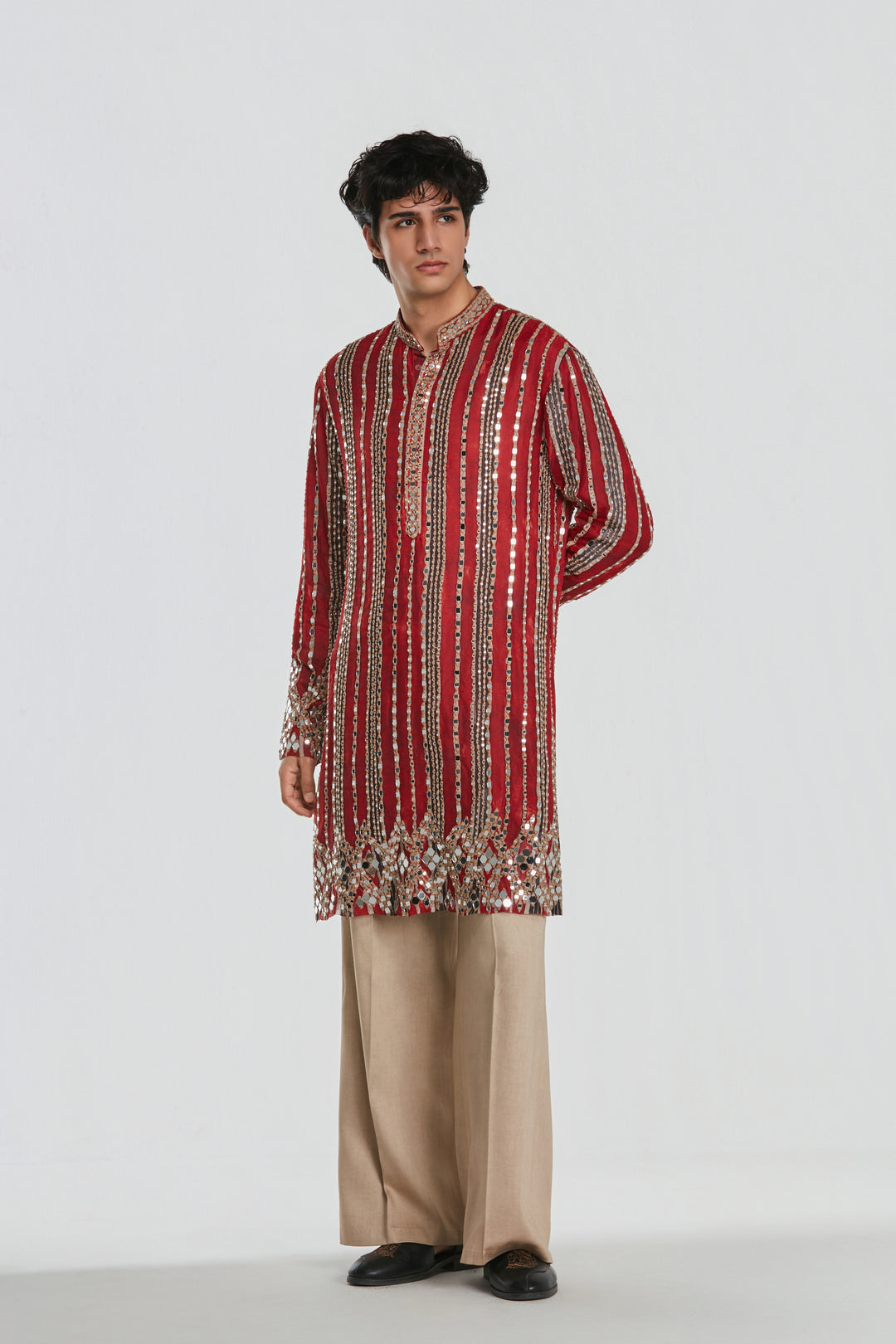 Abhinav Mishra - Shrine Multicoloured Jacket Set