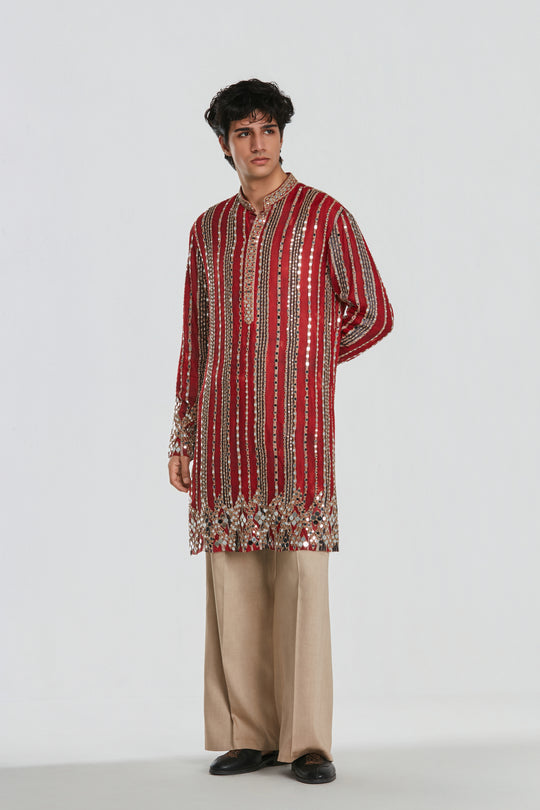 Abhinav Mishra - Shrine Multicoloured Jacket Set