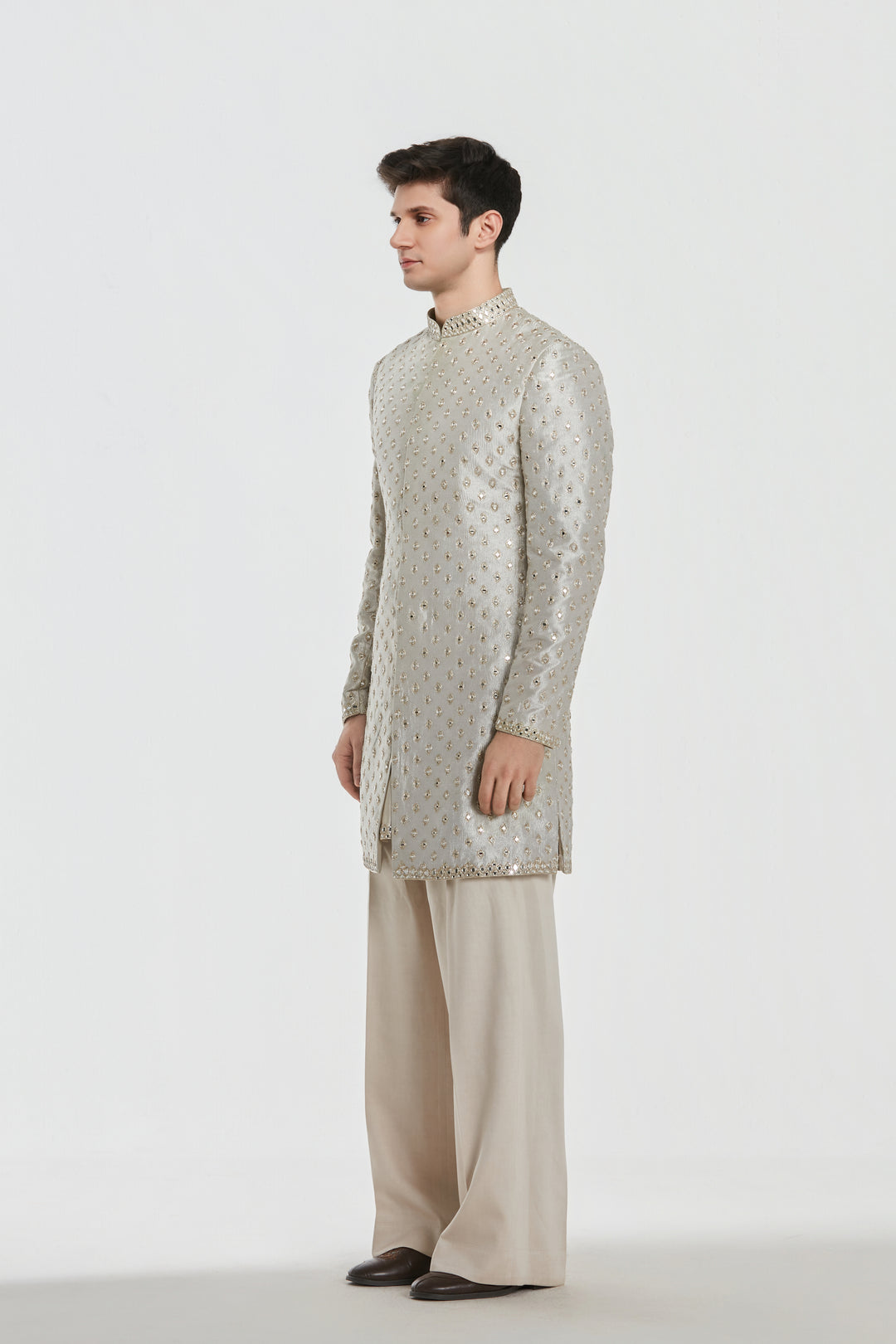 Abhinav Mishra - Shrine Opal Sherwani Set