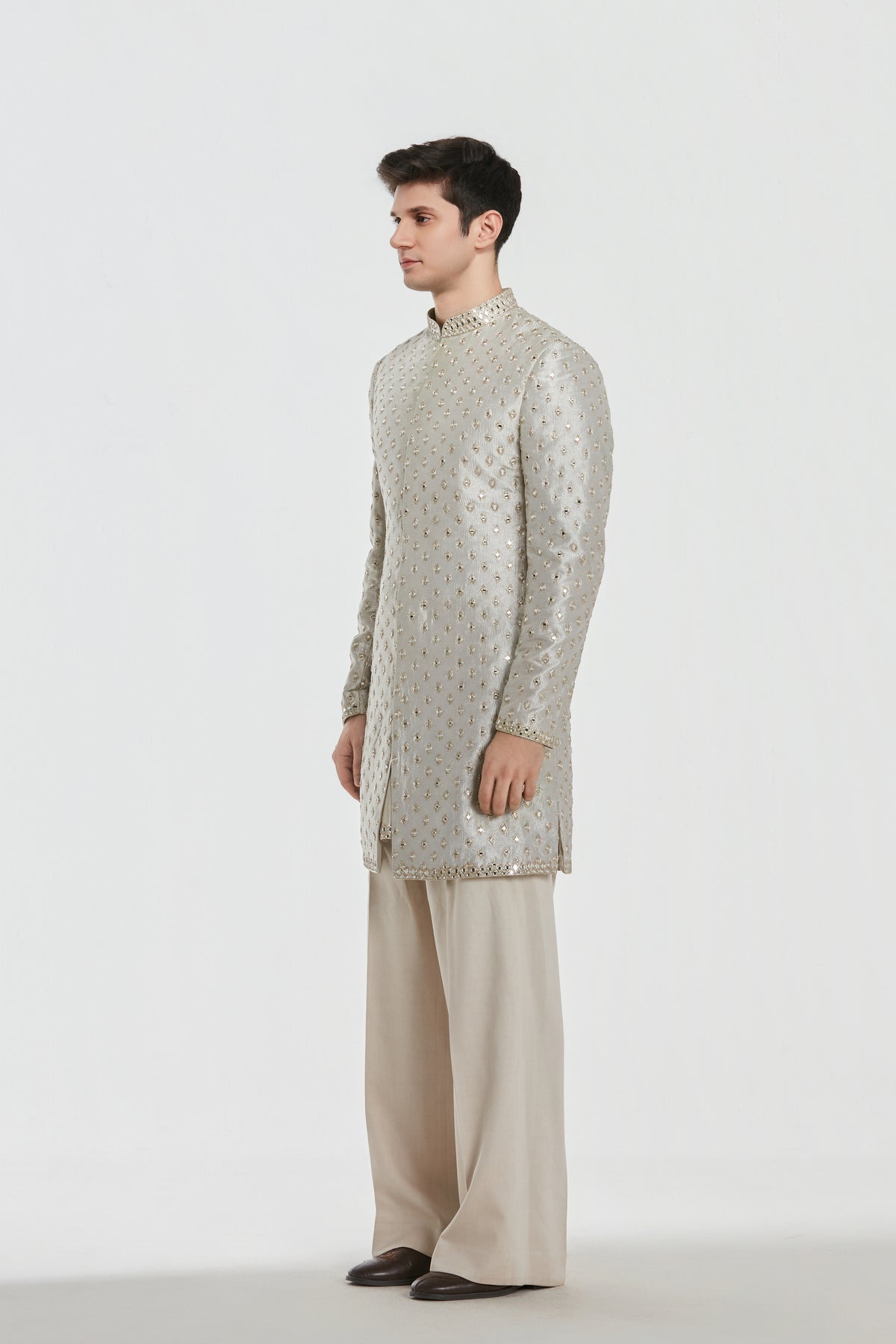 Abhinav Mishra - Shrine Opal Sherwani Set