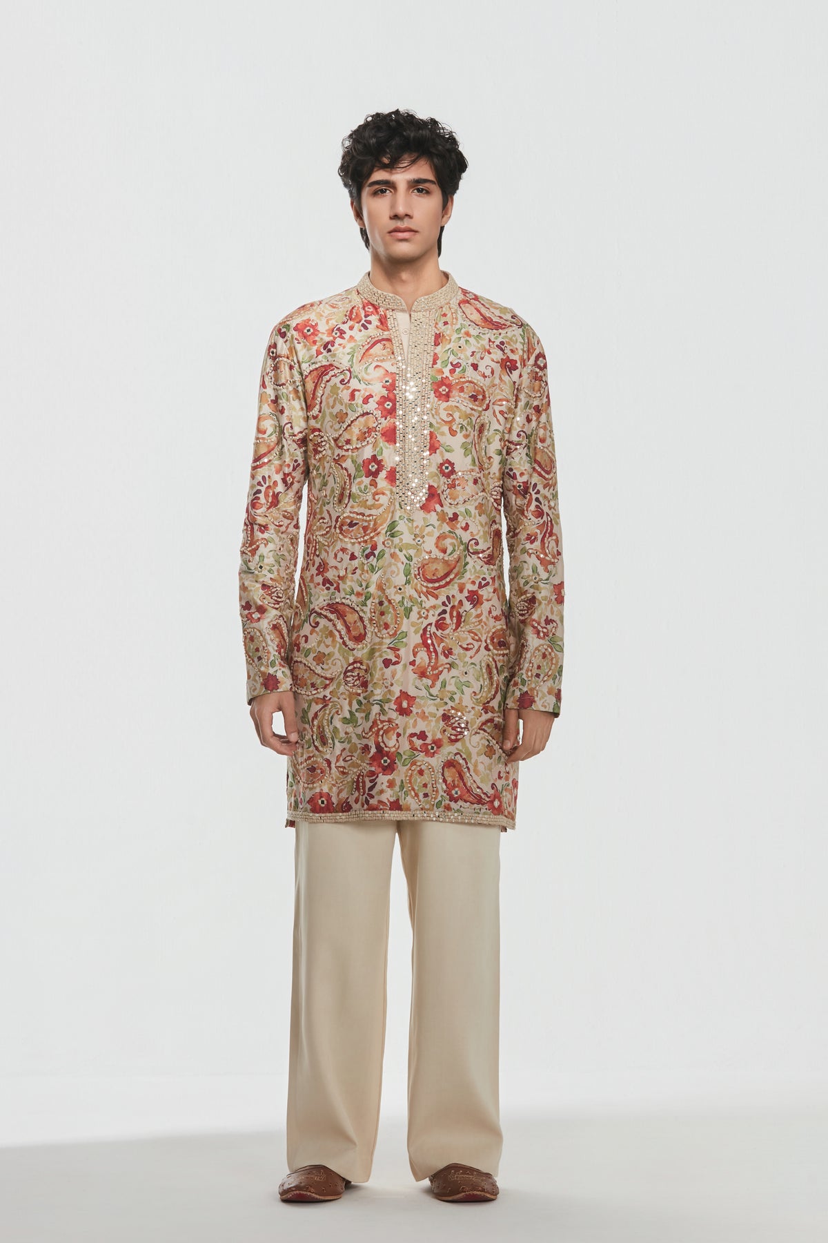 Abhinav Mishra - Shrine Multicoloured Kurta Set