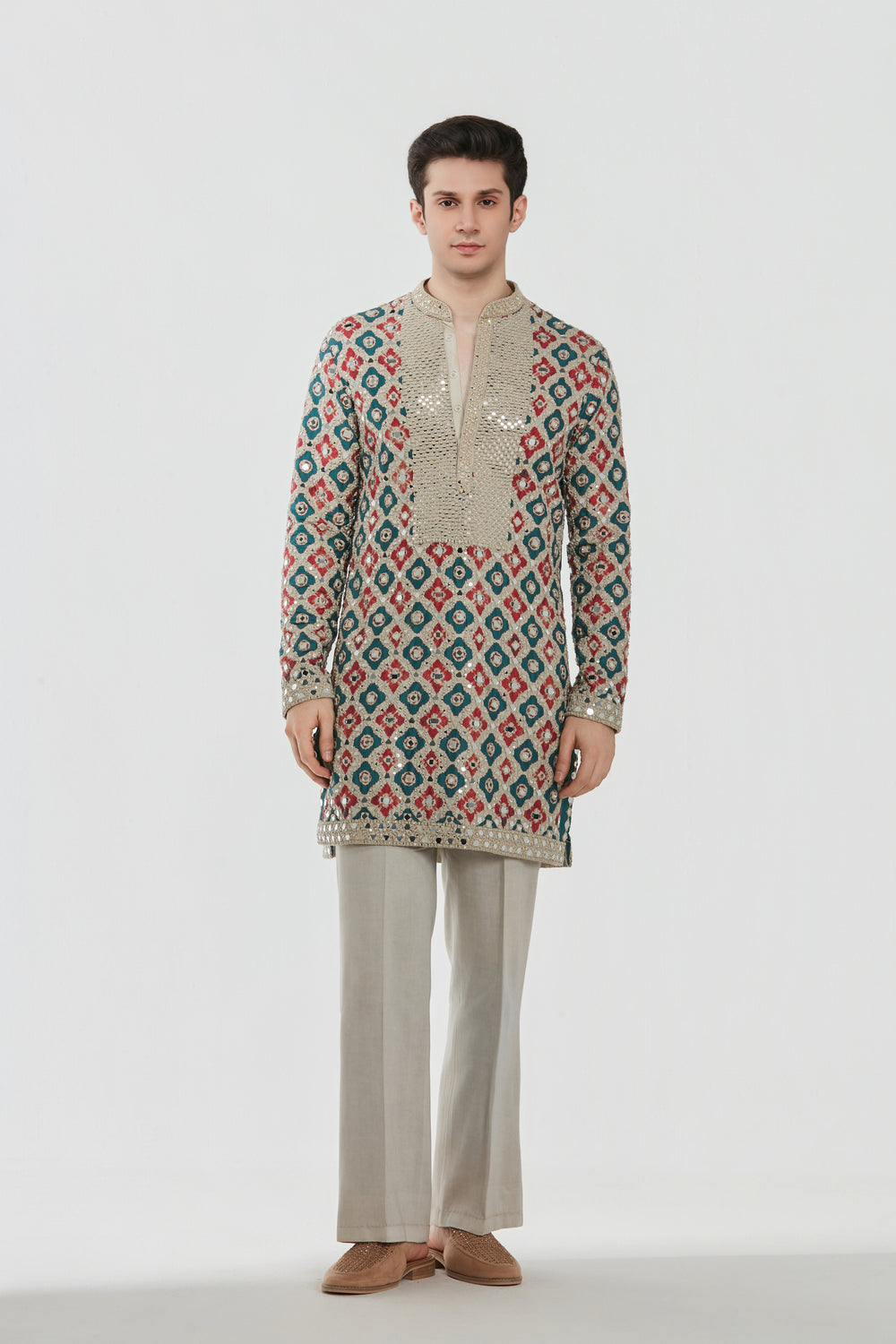 Abhinav Mishra - Shrine Multicoloured Kurta Set