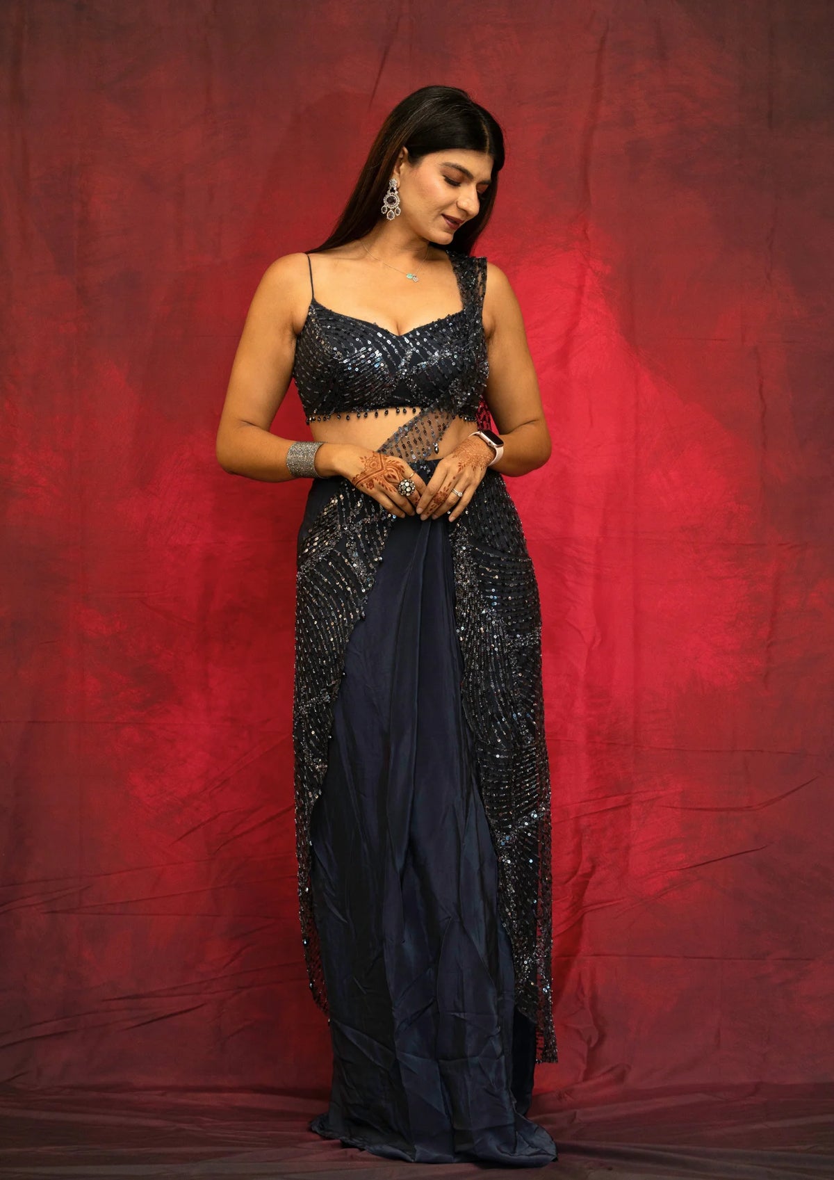Rhea Sequin Saree