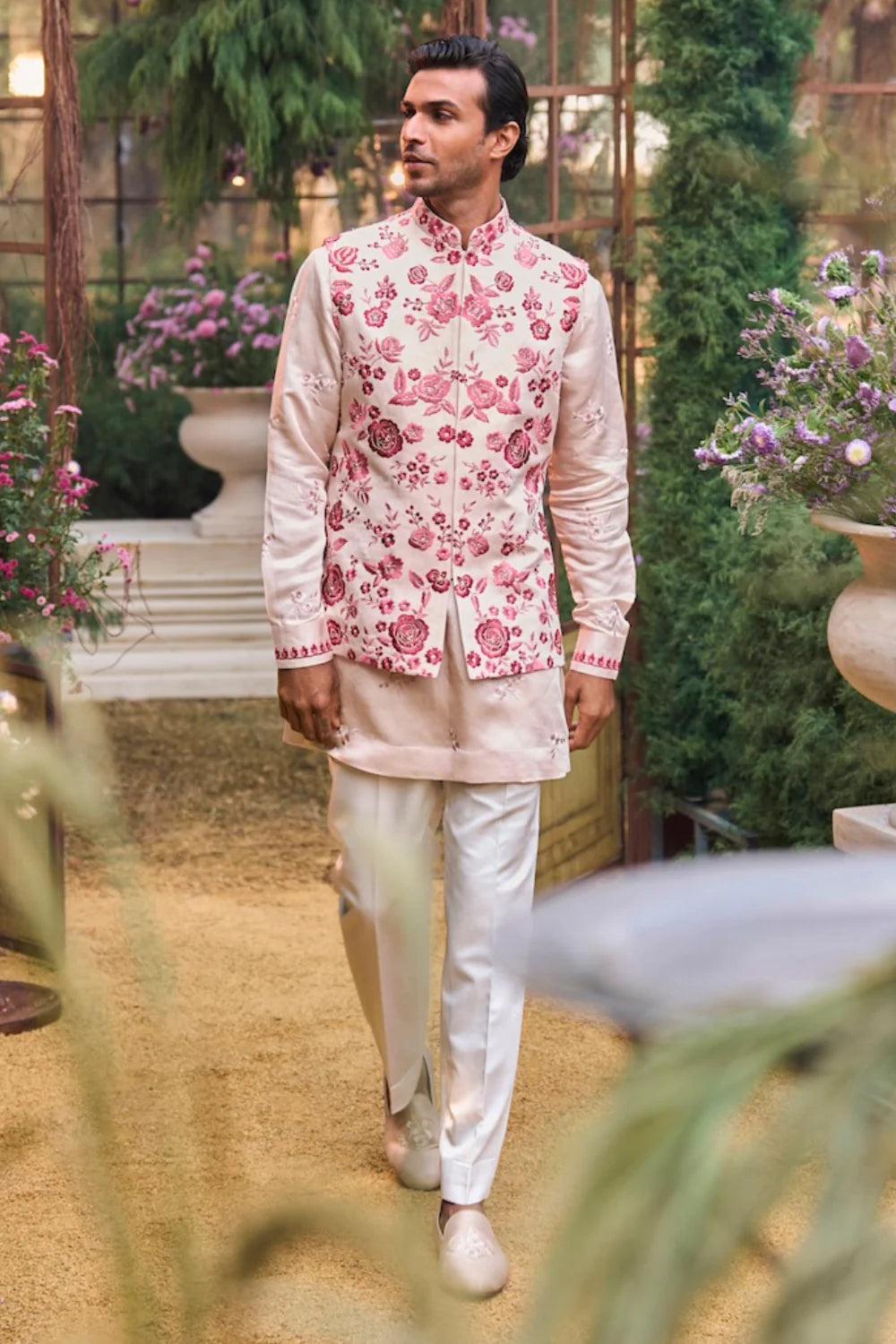 Seema Gujral - Ruby Bundi Set