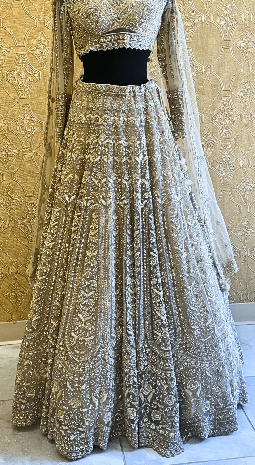 Golden Glam Lehenga