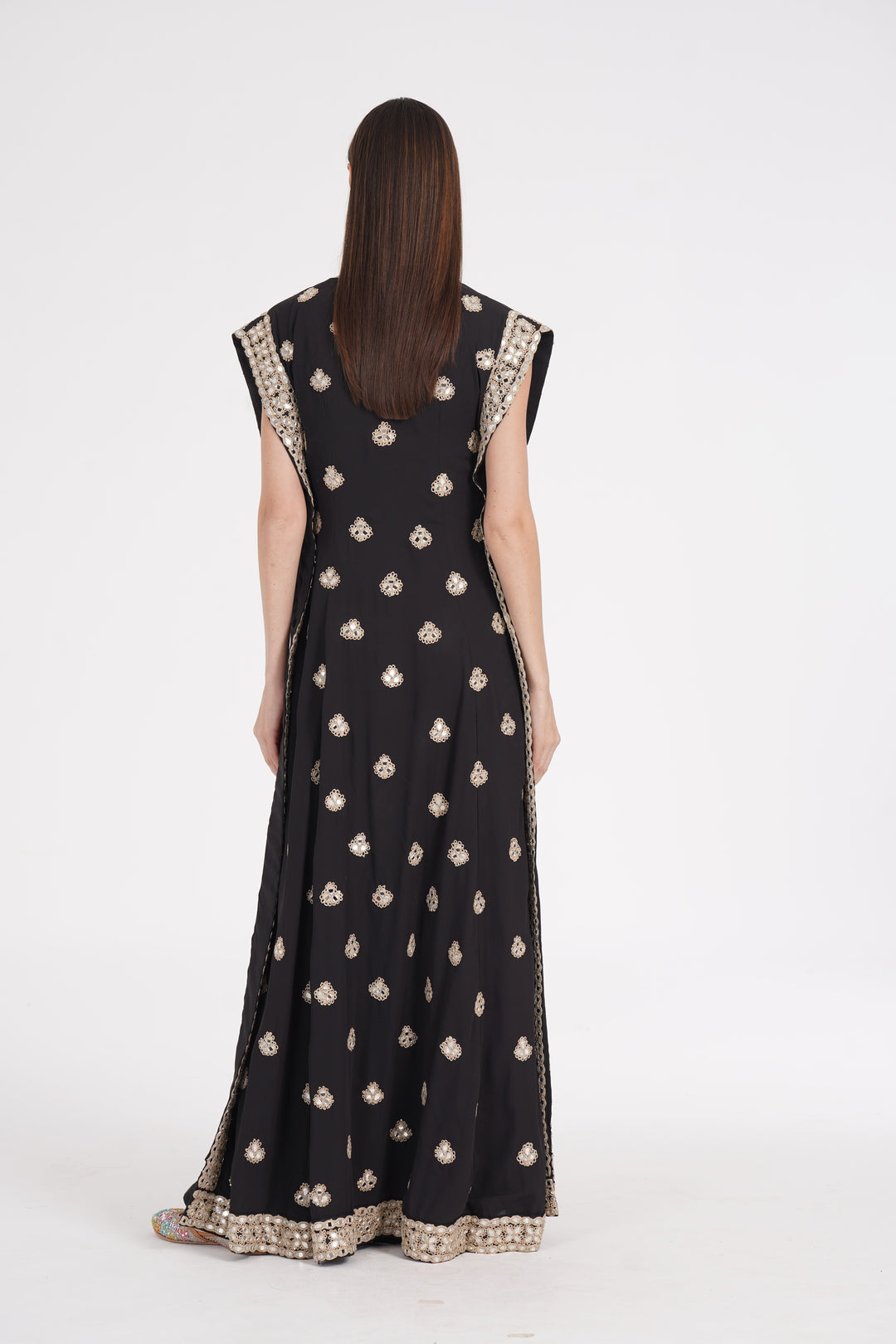 Abhinav Mishra - Cold black kaftan