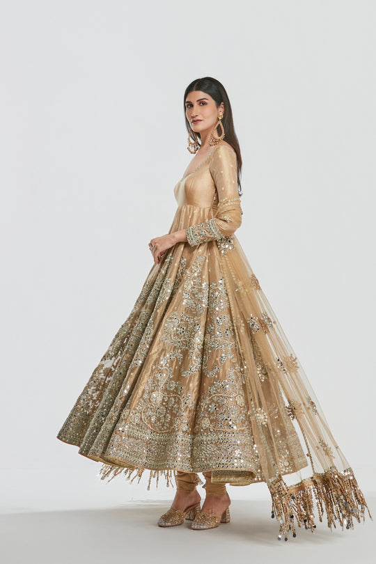 Abhinav Mishra - Opal Gold Anarkali